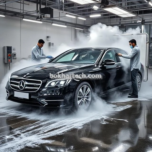 خدمات بخارشوی صنعتی سیار در محل در تهران